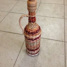Бутылка из лозы 14