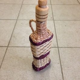 Бутылка из лозы 15