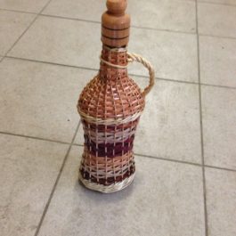 Бутылка из лозы 16