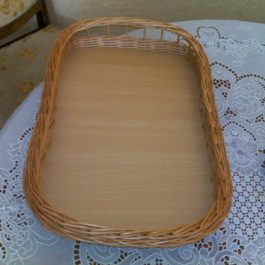 Лоток из лозы 16